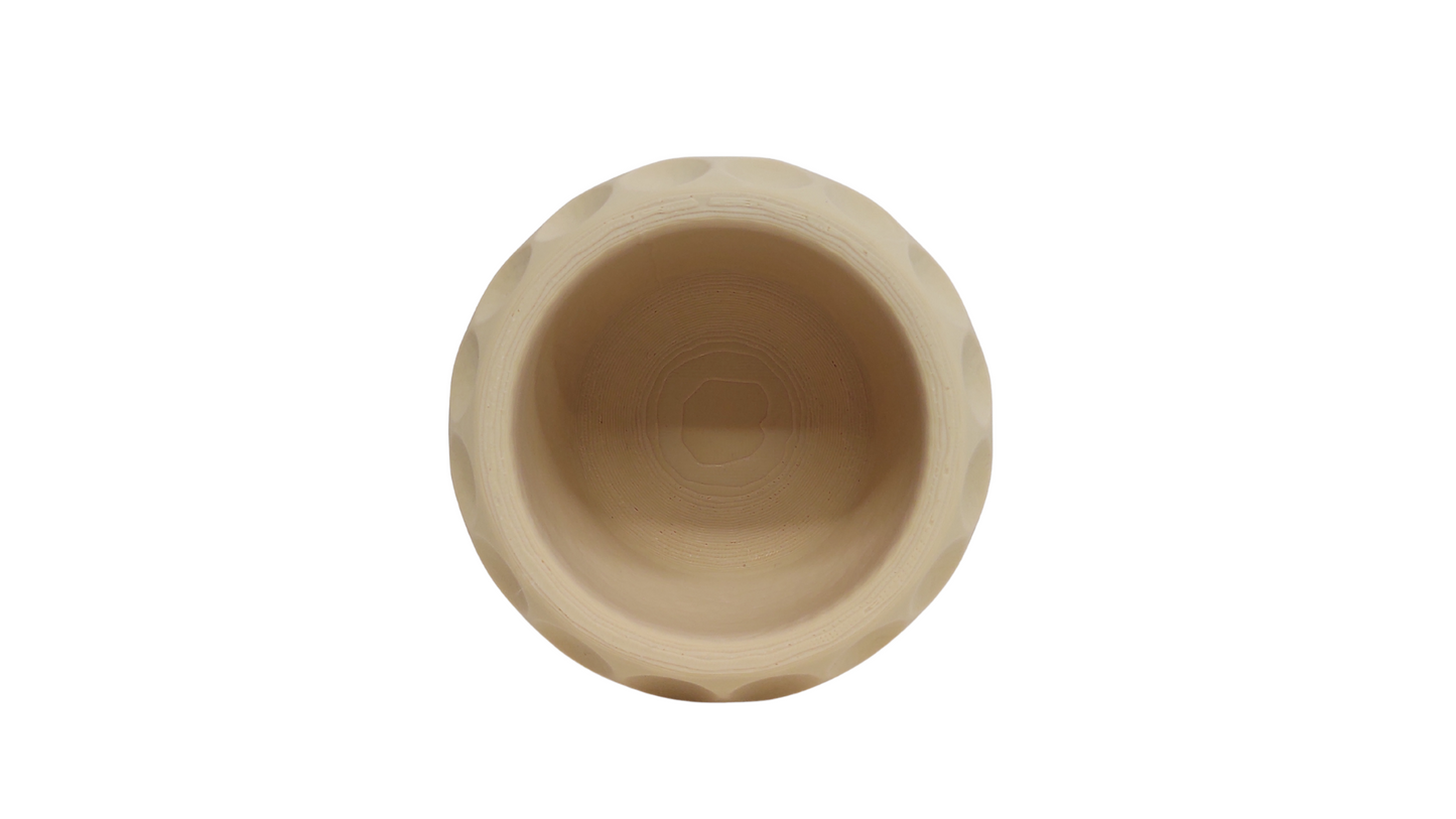 Macetero Pelota de Golf Beige