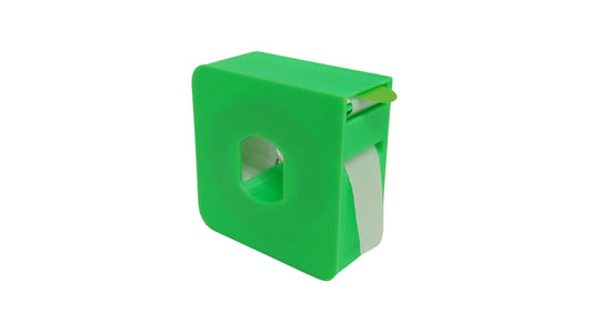 Dispensador de etiquetas circulares verde 11m