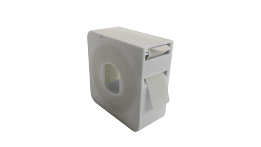 Dispensador de etiquetas circulares gris 13m