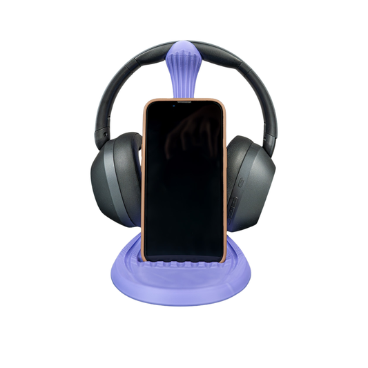 Soporte audifonos Morado