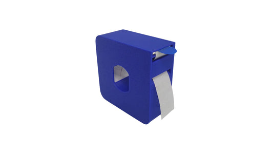 Dispensador de etiquetas circulares azul 11m