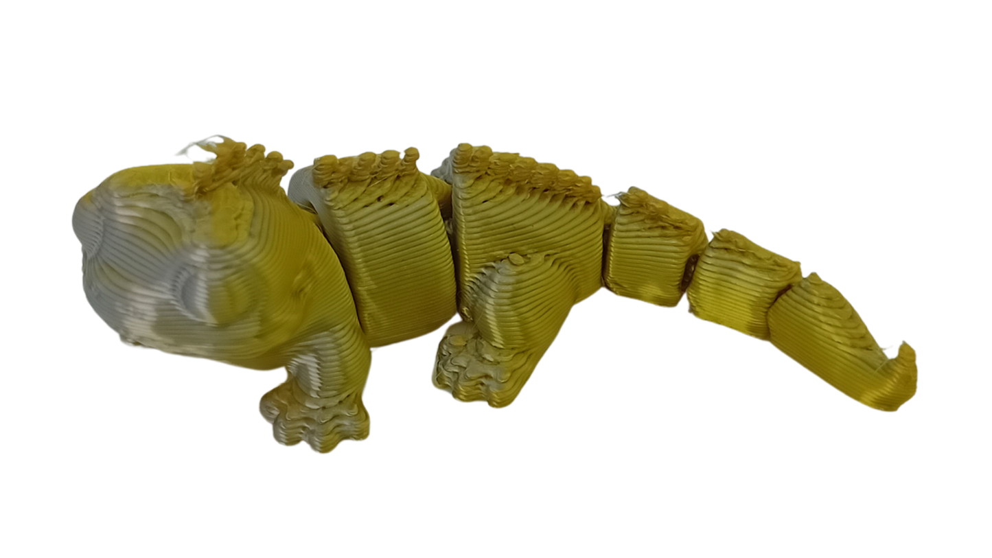 Set de 3 Dragones Tornasol Amarillos