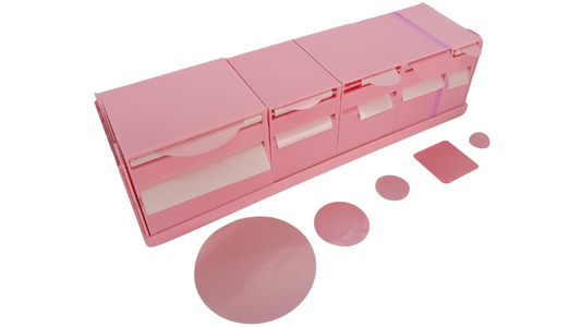 Set Etiquetas Rosadas