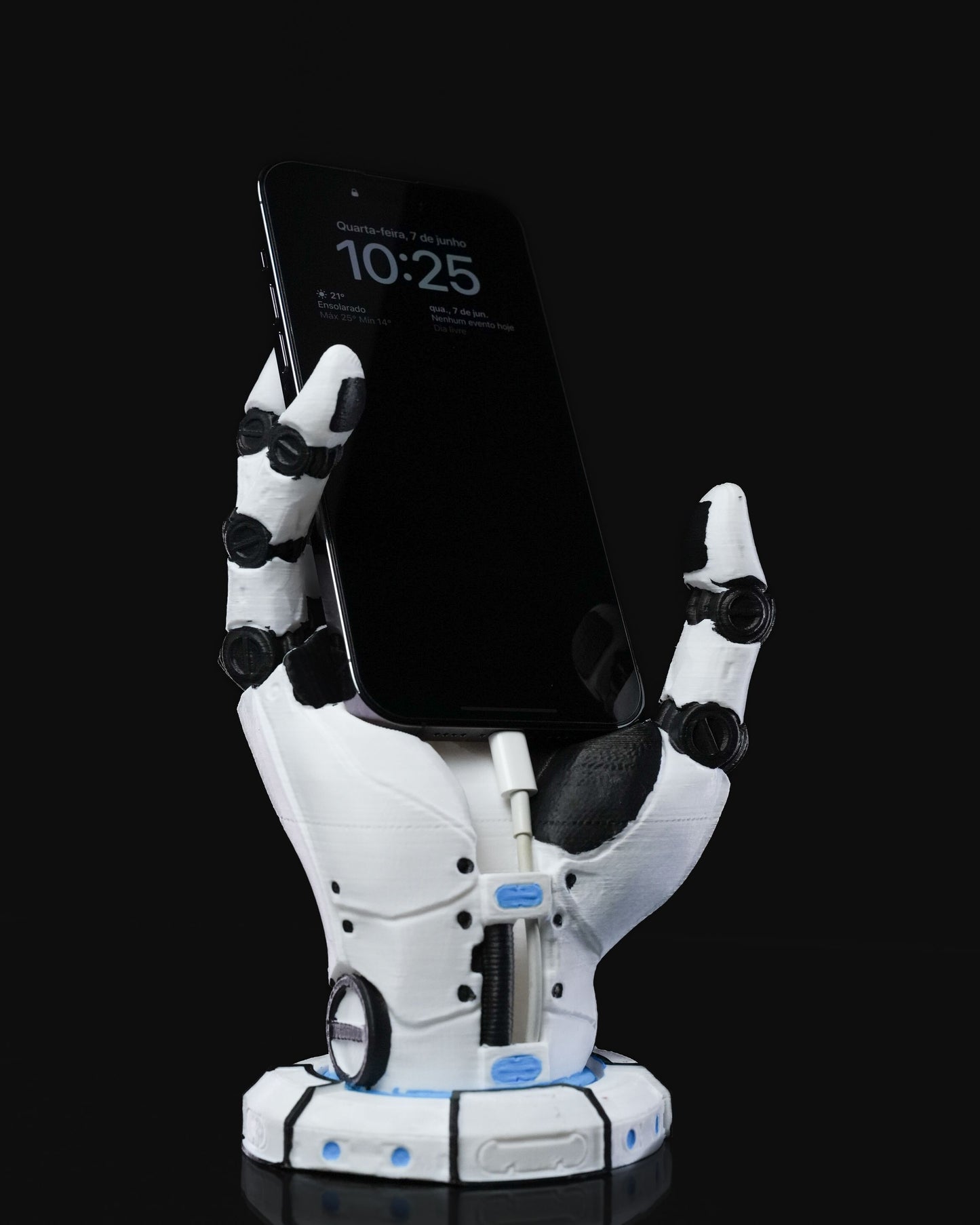Soporte celular mano
