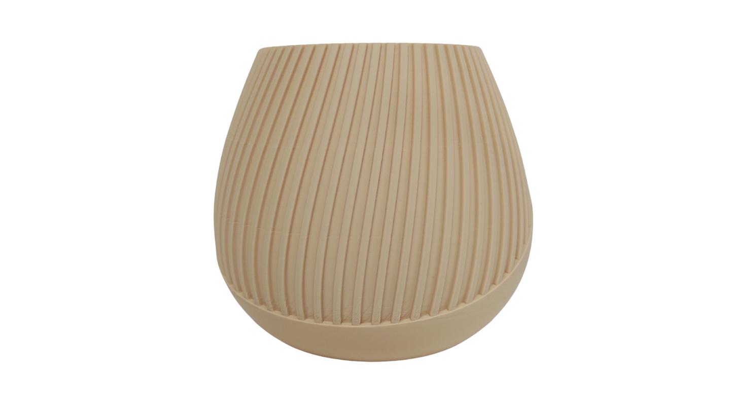 Macetero Esferico Beige