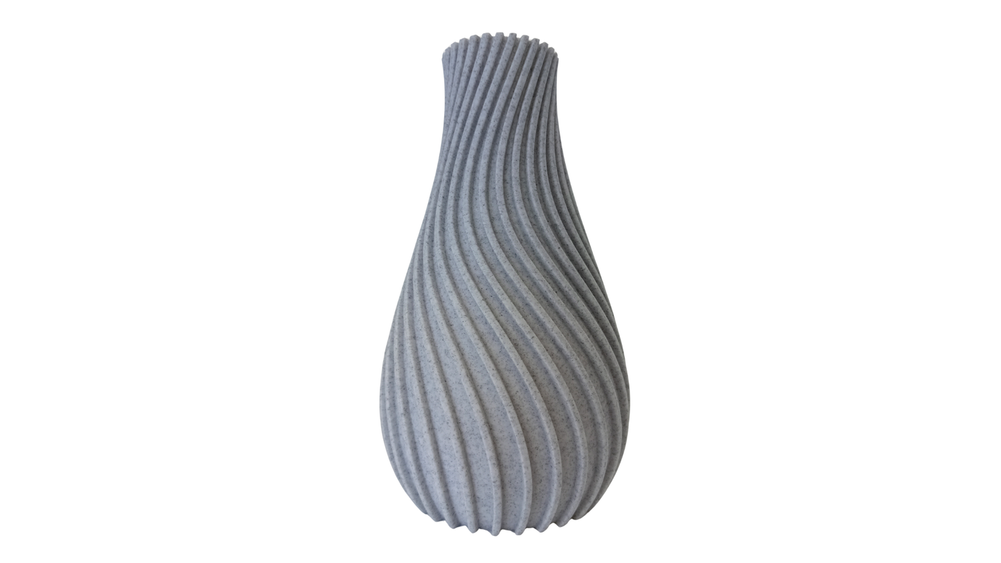 Set Florero Decorativo Espiral
