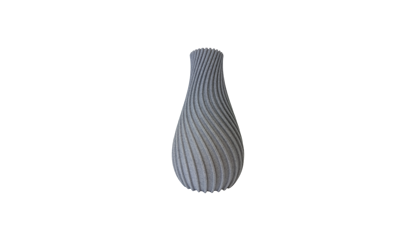 Set Florero Decorativo Espiral